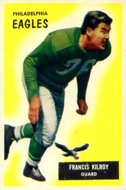 1955 Bowman Francis Kilroy #29 Football Card