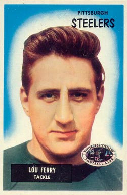 1955 Bowman Lou Ferry #110 Football Card