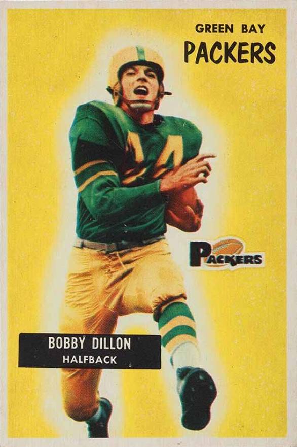 1955 Bowman Bobby Dillon #122 Football Card
