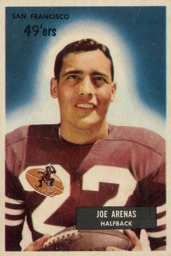1955 Bowman Joe Arenas #85 Football Card