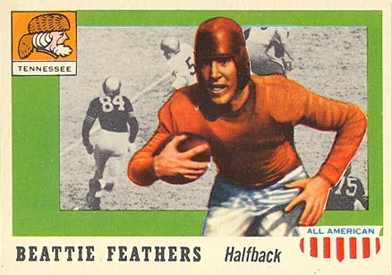 1955 Topps All-American Beattie Feathers #98 Football Card