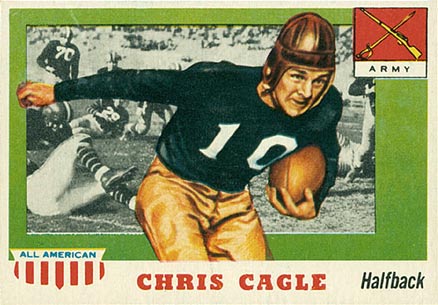 1955 Topps All-American Chris Cagle #95 Football Card