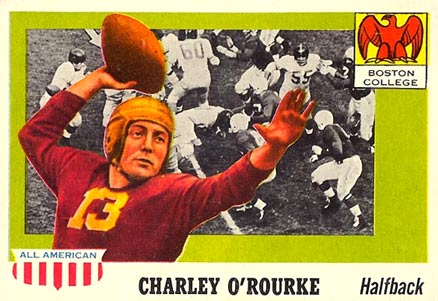 1955 Topps All-American Charley O'Rourke #90 Football Card