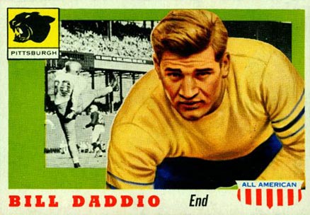 1955 Topps All-American Bill Daddio #70 Football Card