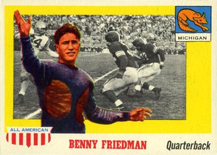 1955 Topps All-American Benny Friedman #64 Football Card