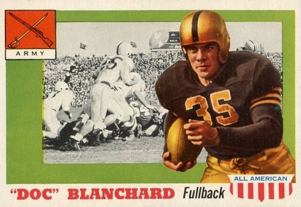 1955 Topps All-American Doc Blanchard #59 Football Card
