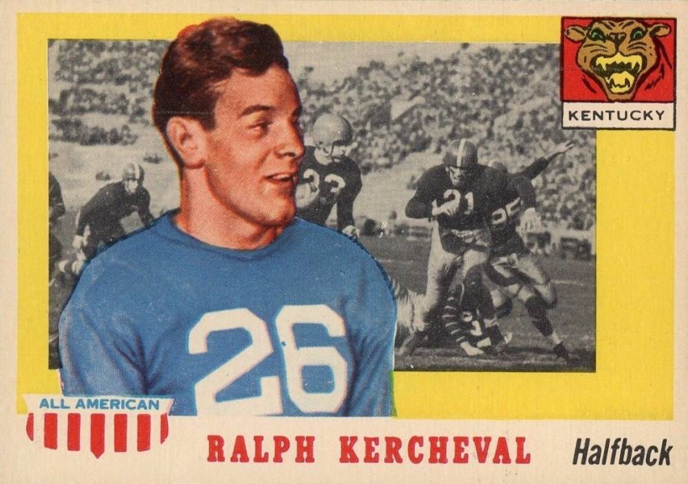 1955 Topps All-American Ralph Kercheval #88 Football Card