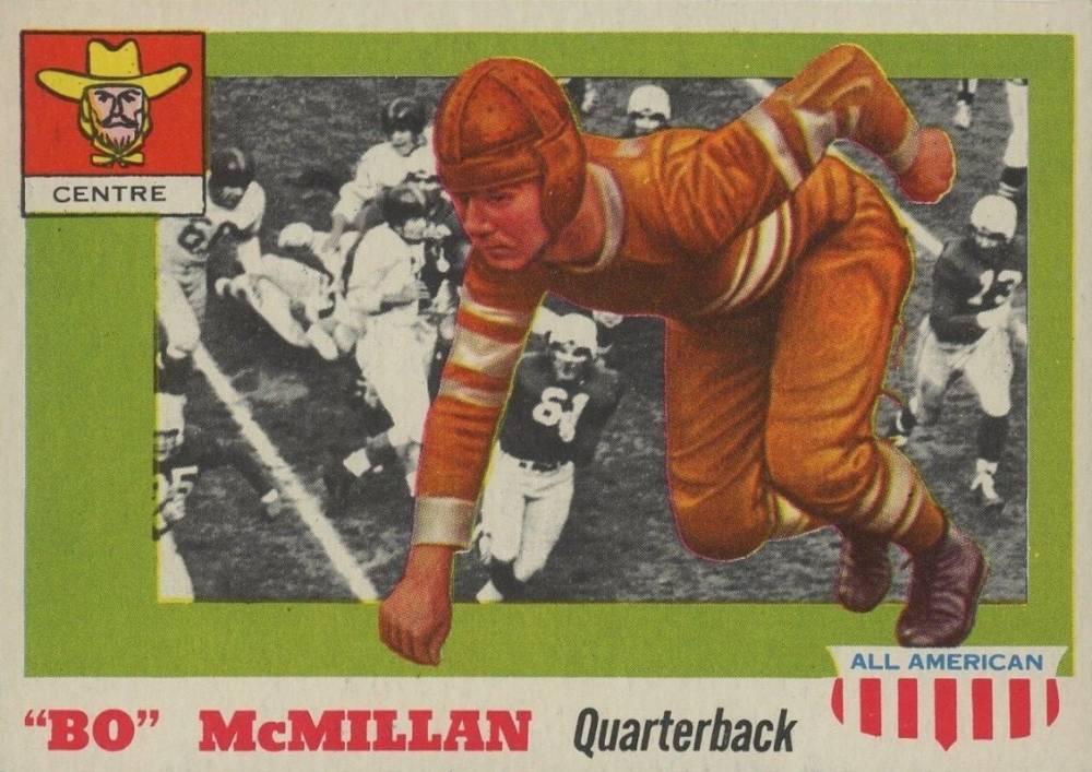 1955 Topps All-American "Bo" McMillan #47 Football Card