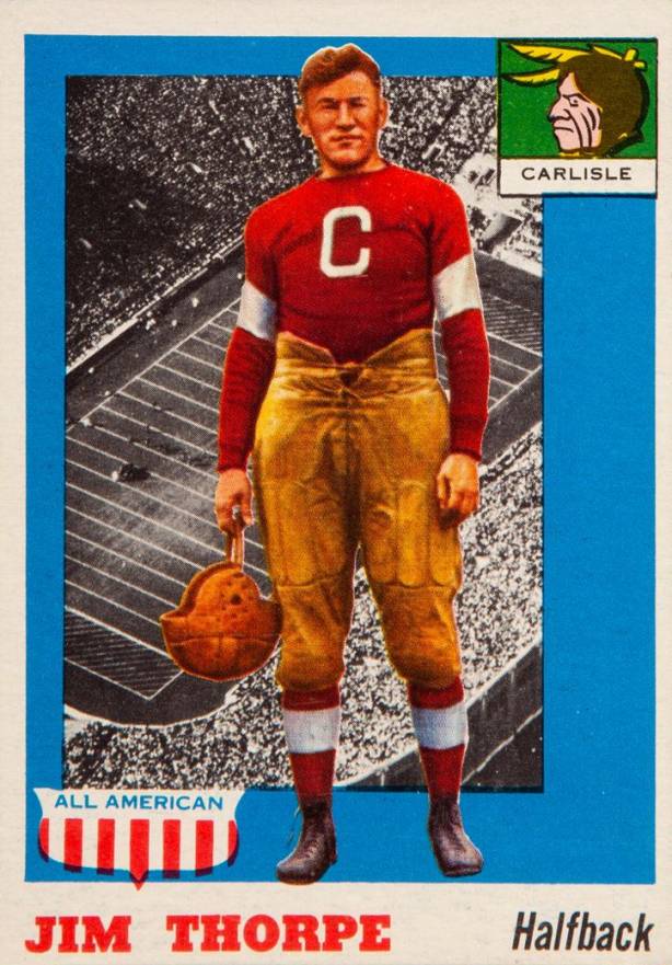 1955 Topps All-American Jim Thorpe #37 Football Card