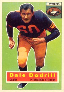 1956 Topps Dale Dodrill #111 Football Card