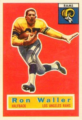 1956 Topps Ron Waller #102 Football Card