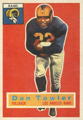 1956 Topps Dan Towler #90 Football Card