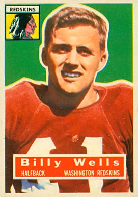 1956 Topps Billy Wells #97 Football Card
