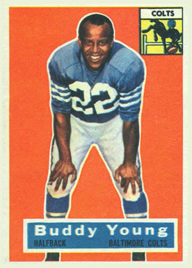 1956 Topps Buddy Young #96 Football Card