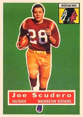 1956 Topps Joe Scudero #85 Football Card