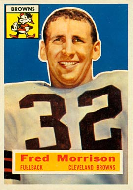 1956 Topps Fred Morrison #81 Football Card