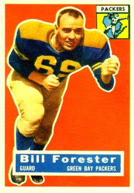 1956 Topps Bill Forester #79 Football Card