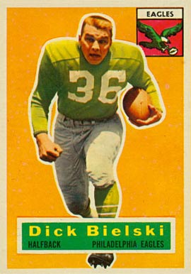 1956 Topps Dick Bielski #76 Football Card