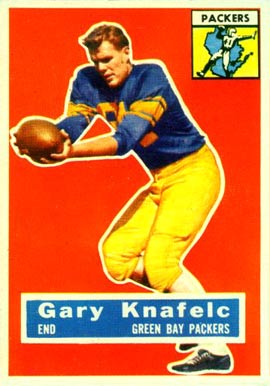 1956 Topps Gary Knafelc #43 Football Card