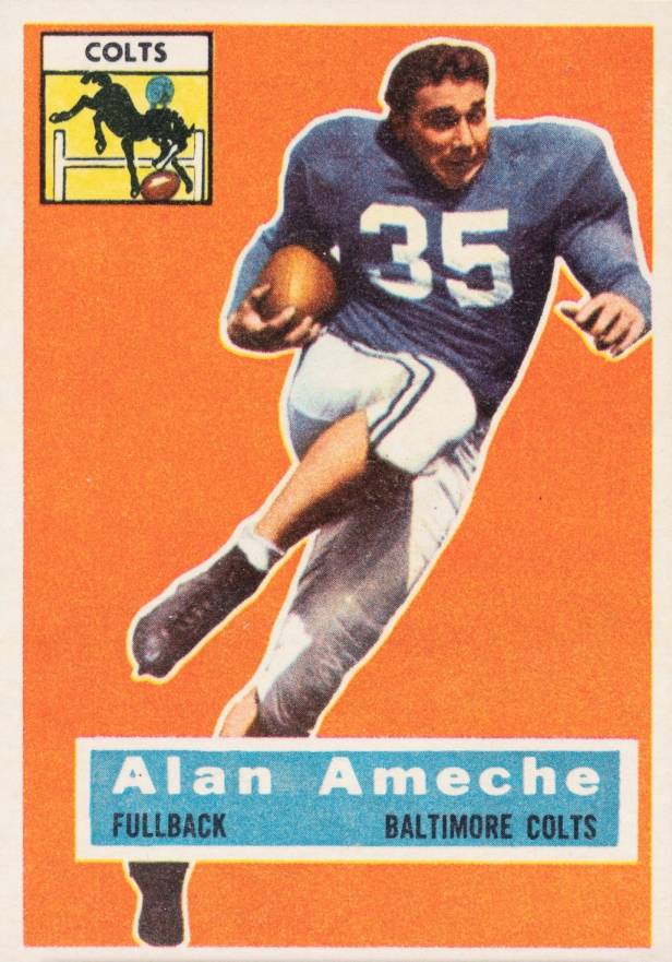 1956 Topps Alan Ameche #12 Football Card