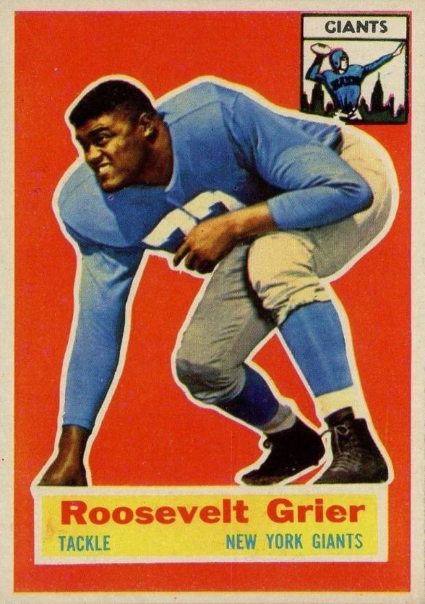 1956 Topps Roosevelt Grier #101 Football Card