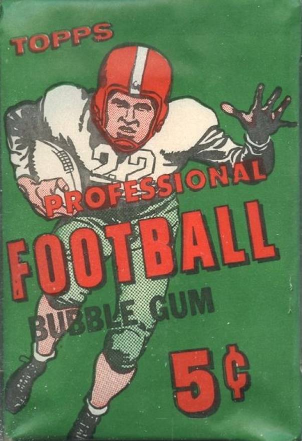 1956 Topps Wax Pack #WP Football Card