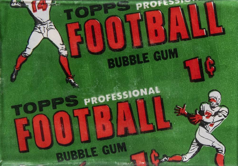 1956 Topps Wax Pack #WP1c Football Card