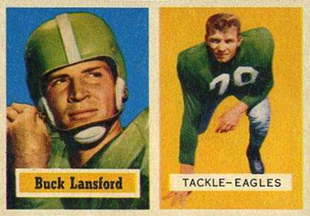 1957 Topps Buck Lansford #90 Football Card