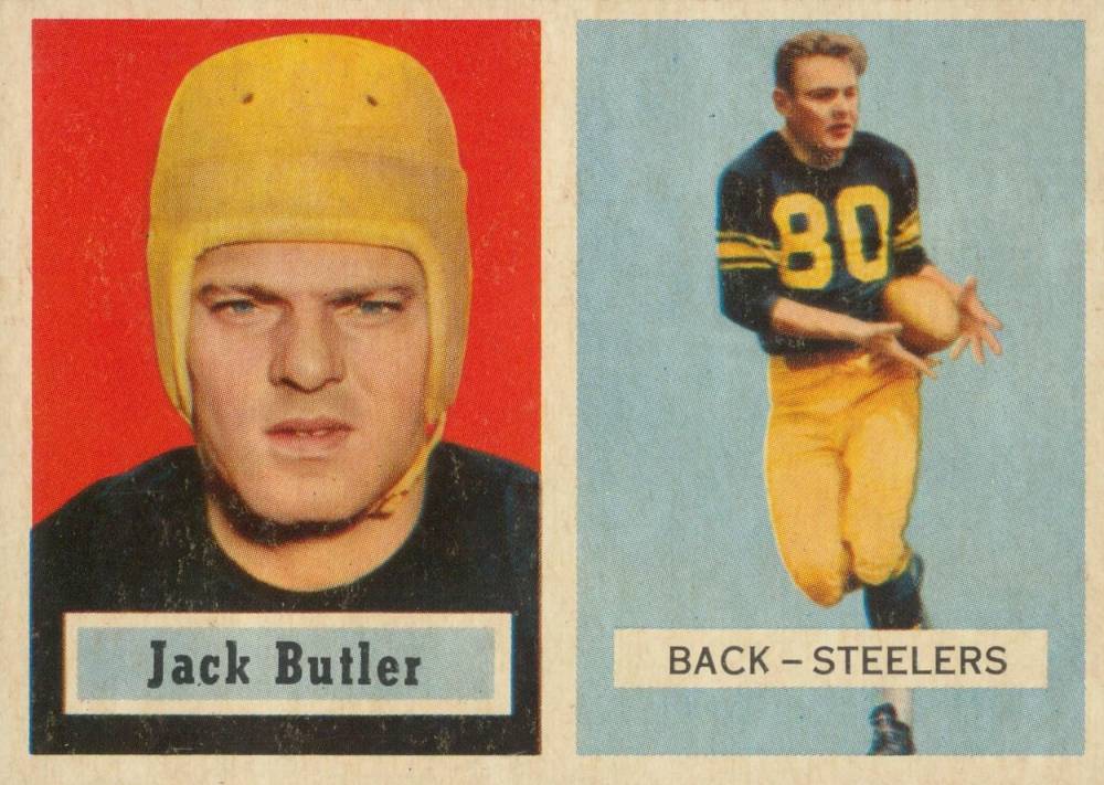 1957 Topps Jack Butler #15 Football Card