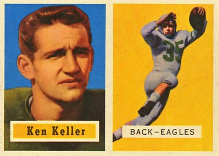 1957 Topps Ken Keller #111 Football Card