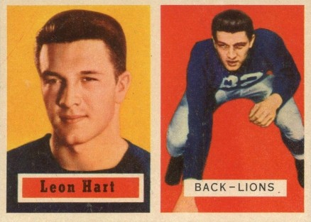 1957 Topps Leon Hart #118 Football Card
