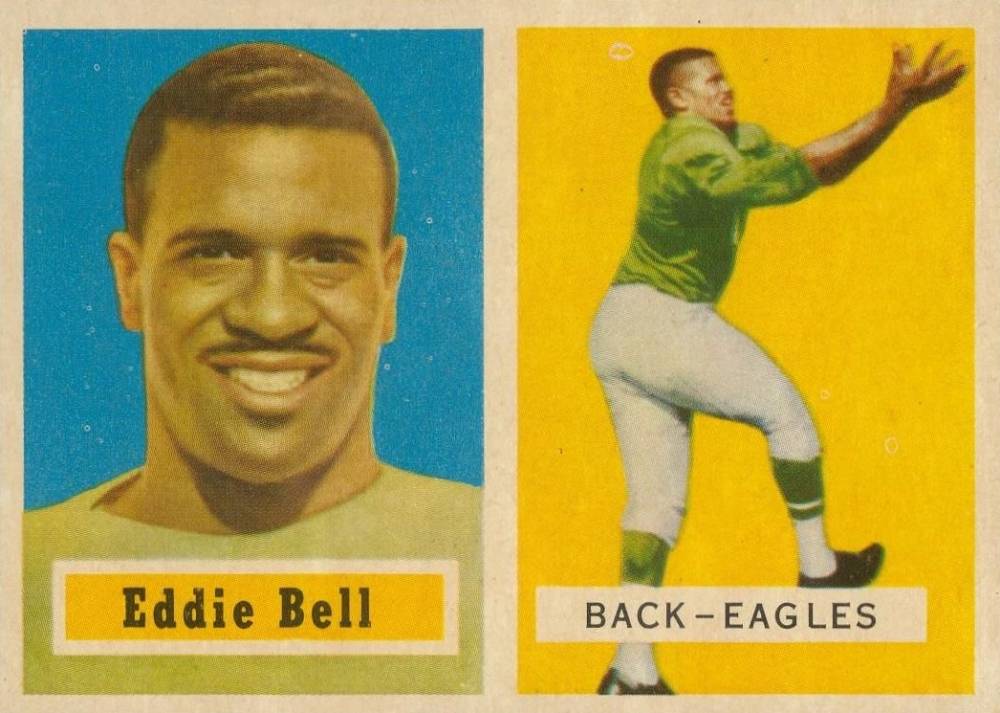 1957 Topps Eddie Bell #99 Football Card