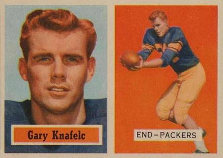 1957 Topps Gary Knafelc #45 Football Card