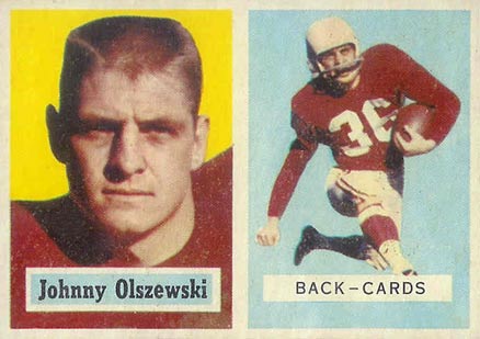 1957 Topps John Olszewski #62 Football Card