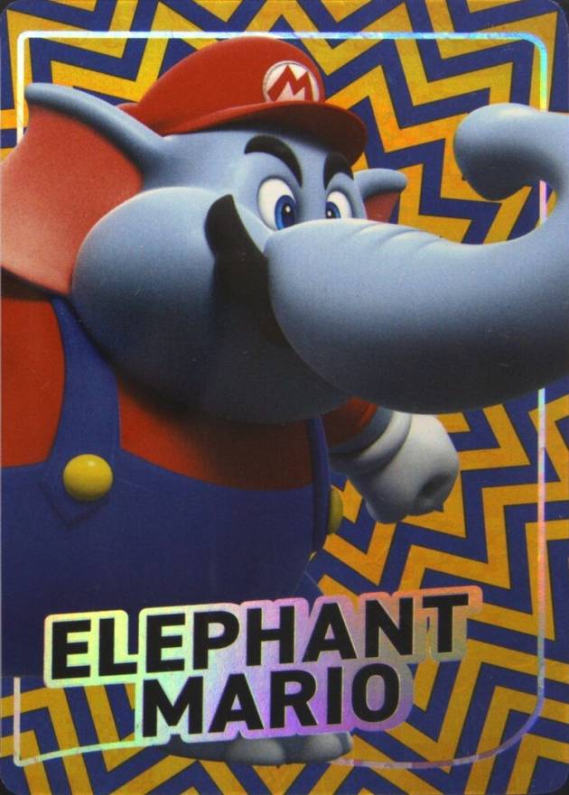 2023 Super Mario Bros. Wonder Trading Cards Elephant Mario # Non-Sports Card