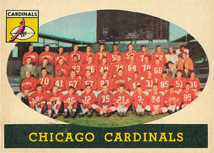 1958 Topps Chicago Cardinals #69 Football Card