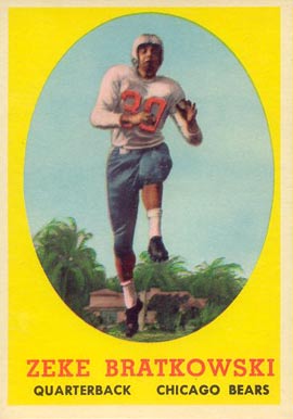 1958 Topps Zeke Bratkowski #23 Football Card