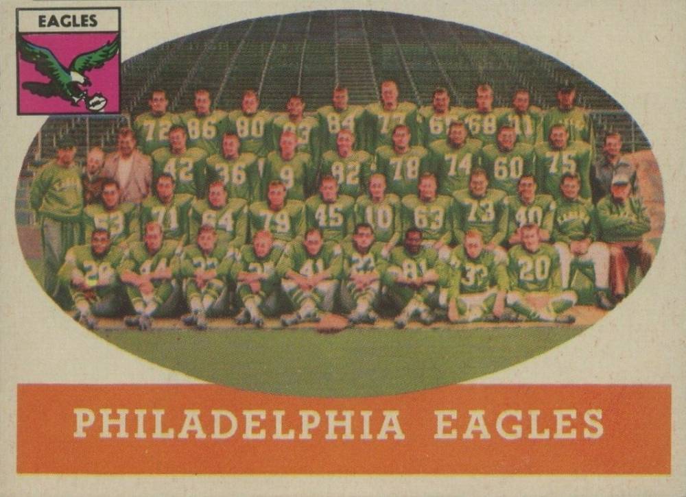 1958 Topps Philadelphia Eagles #109 Football Card