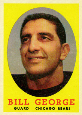 1958 Topps Bill George #119 Football Card