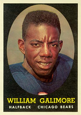 1958 Topps William Galimore #114 Football Card
