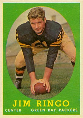 1958 Topps Jim Ringo #103 Football Card