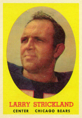 1958 Topps Larry Strickland #99 Football Card