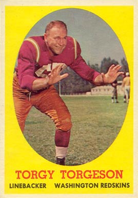 1958 Topps Torgy Torgeson #97 Football Card