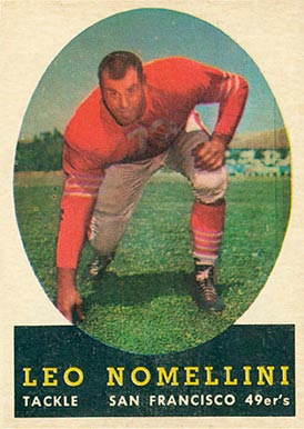 1958 Topps Leo Nomellini #89 Football Card