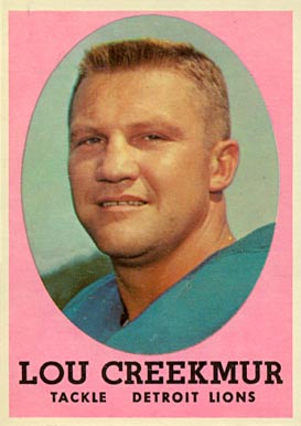 1958 Topps Lou Creekmur #81 Football Card