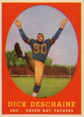 1958 Topps Dick Deschaine #48 Football Card