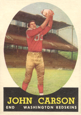 1958 Topps John Carson #47 Football Card
