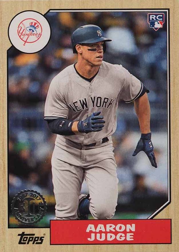 2017 Topps Update 1987 Topps Aaron Judge #35 Baseball Card