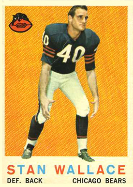 1959 Topps Stan Wallace #159 Football Card