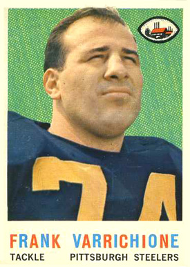1959 Topps Frank Viarrichione #119 Football Card